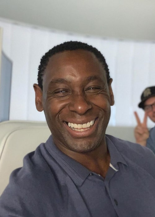 David Harewood in an Instagram selfie from November 2019