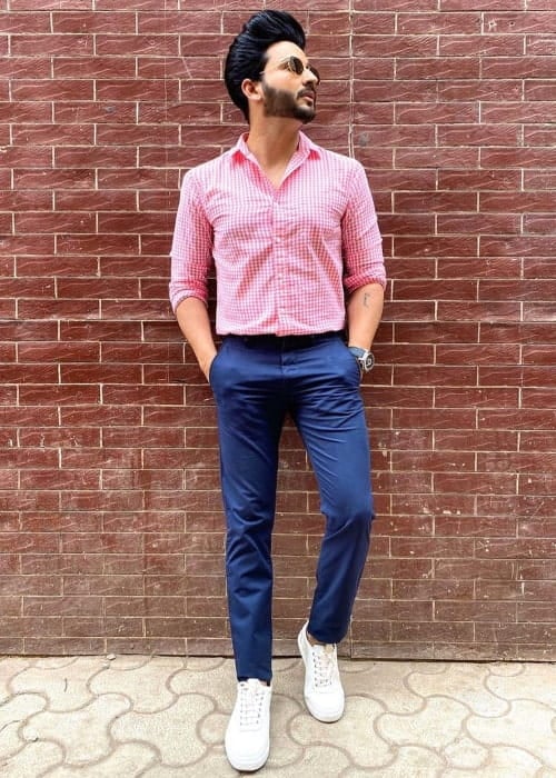 Dheeraj Dhoopar's photoshoot for Amazon Clothing in 2020.