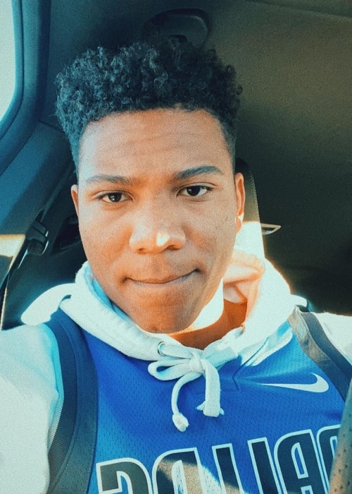 Eliott Brown as seen in a selfie taken in December 2019