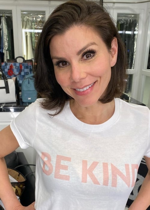 Heather Dubrow as seen in a picture taken in March 2020