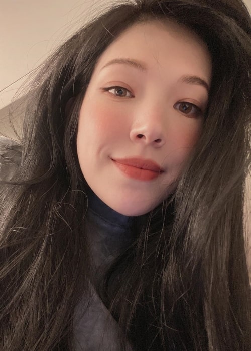 Hsu Wei-ning as seen while taking a selfie in January 2020