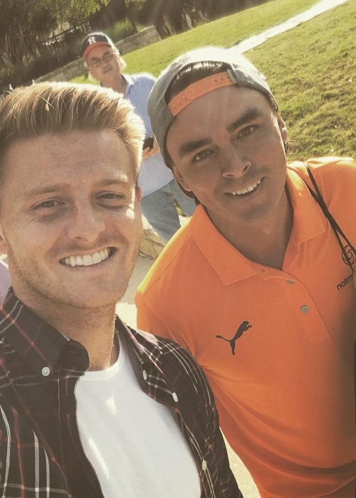 Jack Barmby as seen in a selfie taken with Rick in April 2019