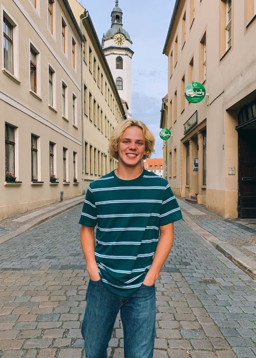 Jack Wright as seen while posing for a picture in Berlin, Germany in August 2019