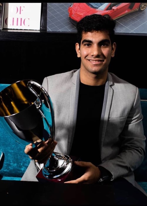 Jehan Daruvala after finishing 3rd in the FIA Formula 3 Championship, in December 2019