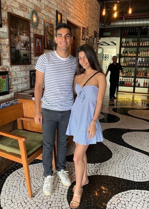 Jehan Daruvala and Maia Shroff, as seen in August 2019