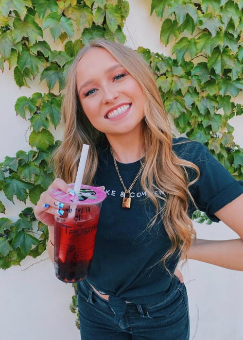 Jenna Arend in an Instagram post as seen in October 2019
