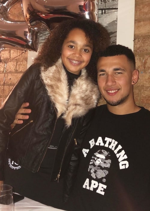 Jordon Wilson as seen in a picture taken with his sister Tiana Wilson in December 2019