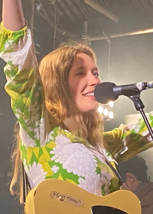 Julia Jacklin during a concert in December 2019
