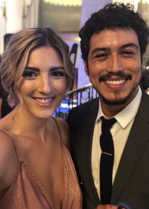 Julio Macías as seen in a selfie taken with his girlfriend Shannon Schotter in August 2019