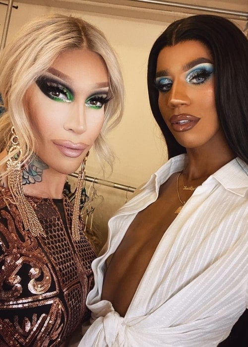 Kameron Michaels (Left) as seen in a selfie along with Naomi Smalls in February 2020