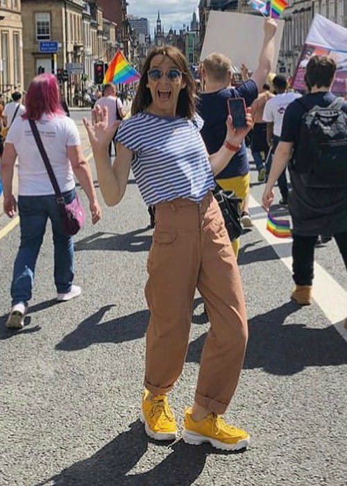 Kate Dickie in an Instagram post as seen in July 2019