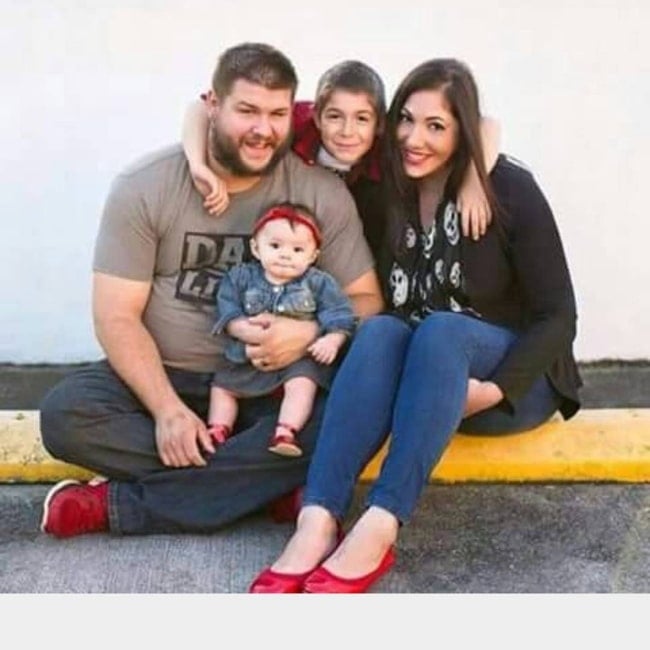 Kevin Owens happy with his family in January 2016