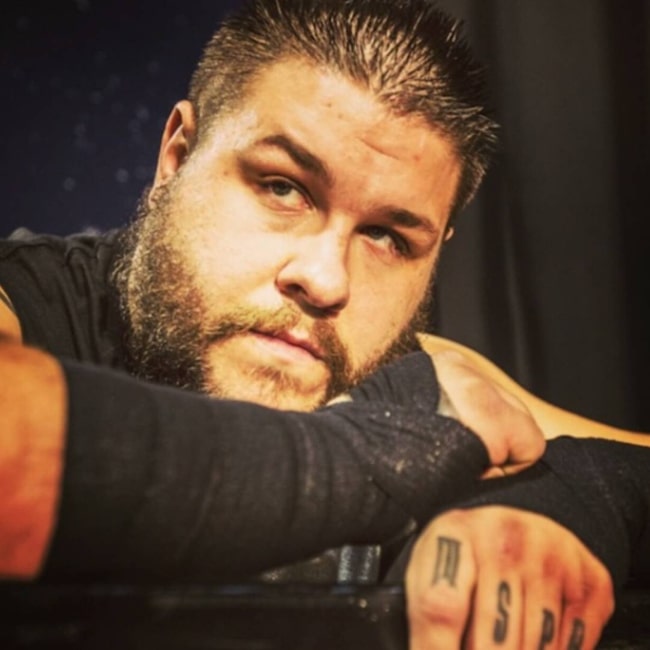 Kevin Owens right before a duel in January 2016