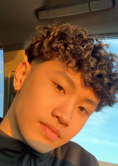 Kevin Tran as seen while clicking a sun-kissed selfie in December 2019