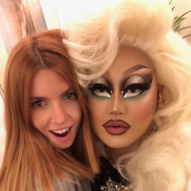 Kim Chi (Right) as seen in a picture along with Stacey Dooley in November 2019