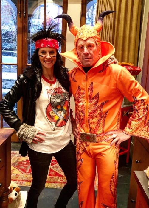 Lance Armstrong and his girlfriend in fun costumes for the Halloween party in November 2019