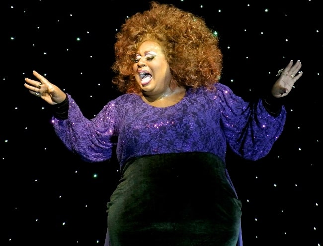 Latrice Royale as seen while singing on the cruise in November 2014