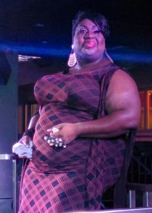 Latrice Royale performing Gladys Knight's 'End of the Road' medley at The Café in San Francisco, California, United States in February 2015