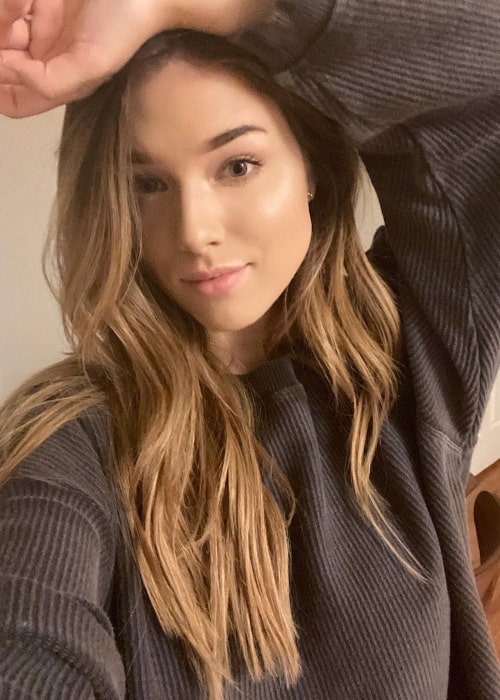 Lauren Summer Barrett as seen in a selfie taken in Los Angeles, California in March 2020