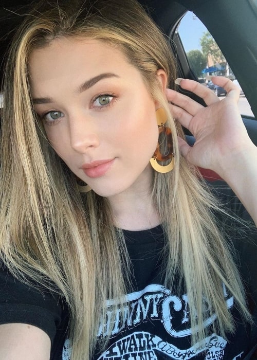 Lauren Summer Barrett as seen in a selfie taken in Los Angeles, California in September 2019