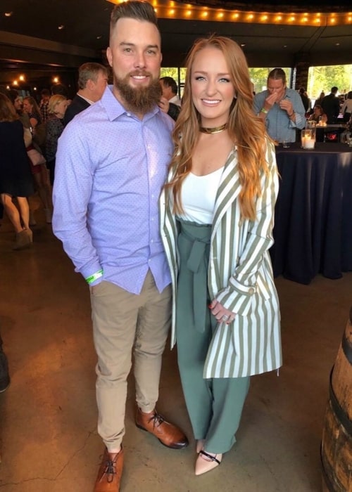 Maci Bookout as seen in a picture taken with her beau Taylor McKinney in Chattanooga Whiskey Event Hall & Headquarters in Tennessee in October 2019