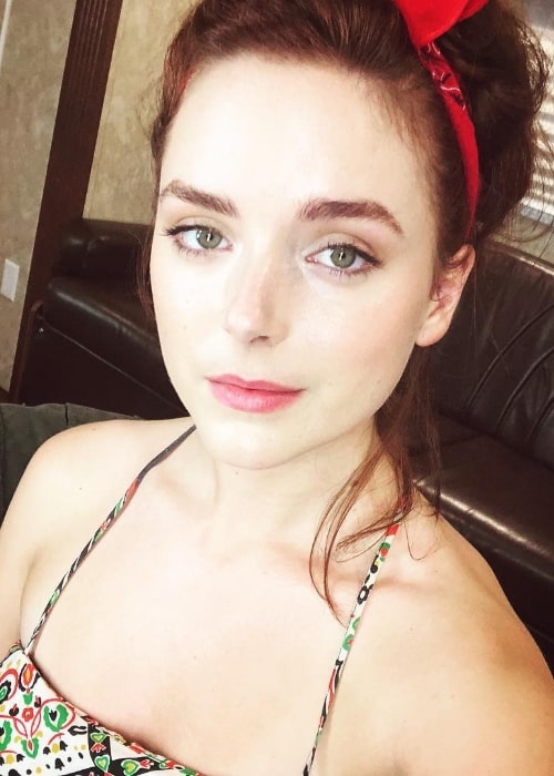 Madison Davenport as seen while taking a selfie in January 2019