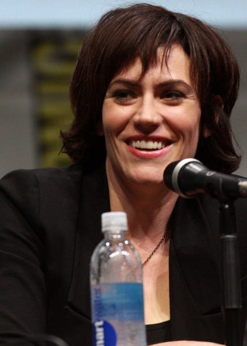 Maggie Siff as seen in a picture taken at the San Diego Comic Con International in July 2013