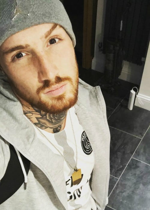 Marcus Maddison in an Instagram selfie as seen in January 2019