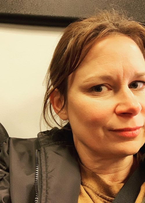 Mary Lynn Rajskub in an Instagram selfie from December 2019