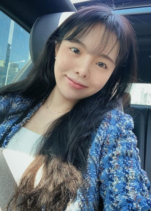 Mejiwoo as seen in a selfie taken in April 2020