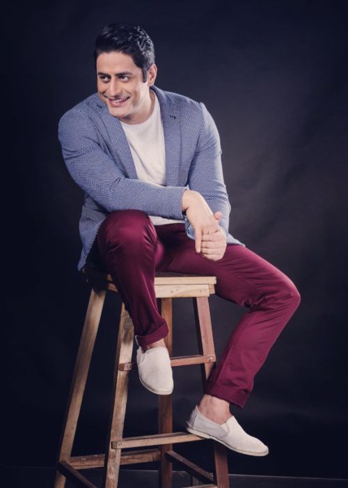Mohit Raina caught in a candid moment in 2019