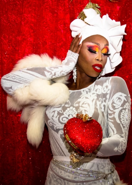 Monique Heart as seen while posing for a picture at DragCon 2018