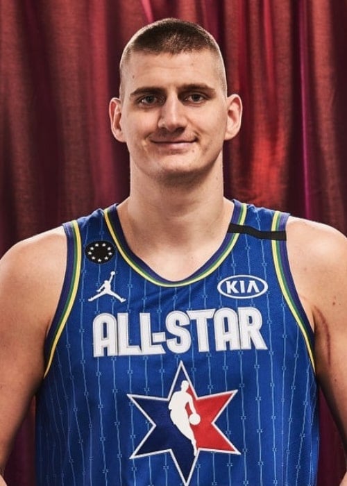 Nikola Jokić as seen in an Instagram Post in February 2020