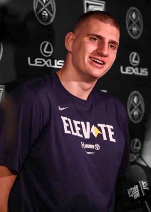 Nikola Jokić as seen in an Instagram Post in July 2019