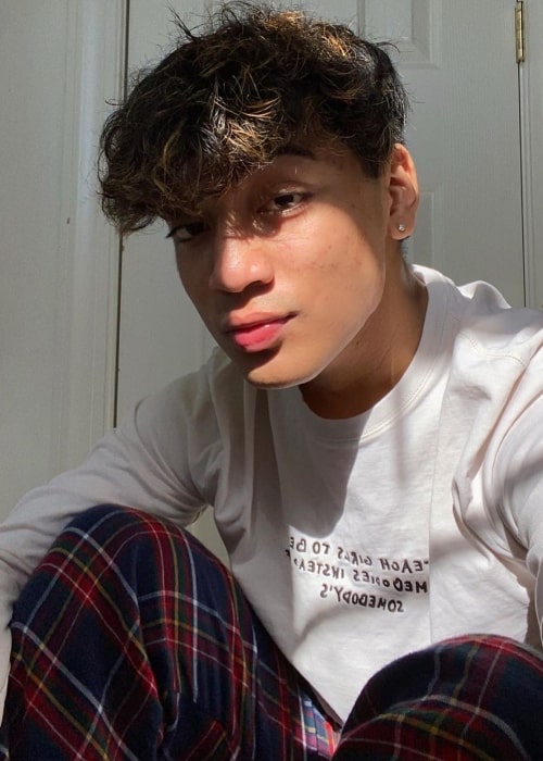 Noel Gajo as seen while taking a selfie in April 2020