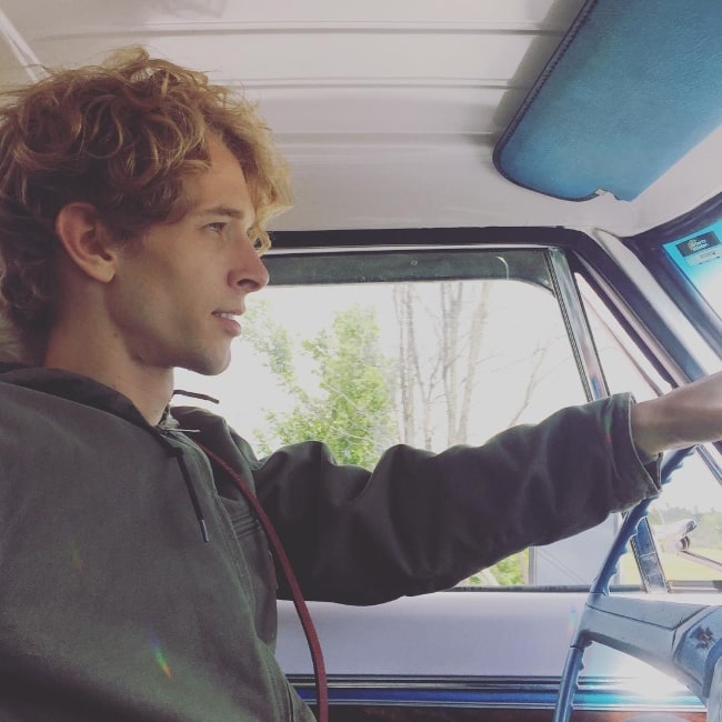 Parker Croft pictured while enjoying an afternoon cruise in the truck in June 2016