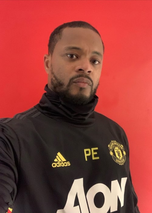 Patrice Evra in an Instagram selfie from December 2019