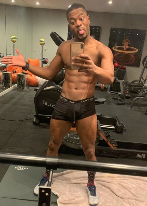 Patrice Evra in an Instagram selfie from February 2020