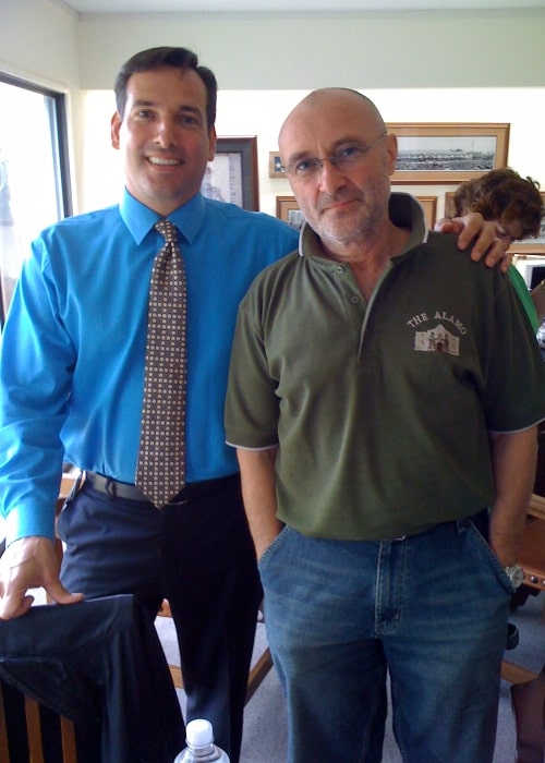 Phil Collins (Right) and Tony Caridi as seen in May 2010