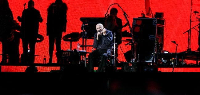 Phil Collins as seen while performing at Hyde Park, London on June 30, 2017