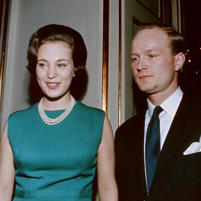 Princess Benedikt of Denmark together with her fiancé Prince Richard before their marriage