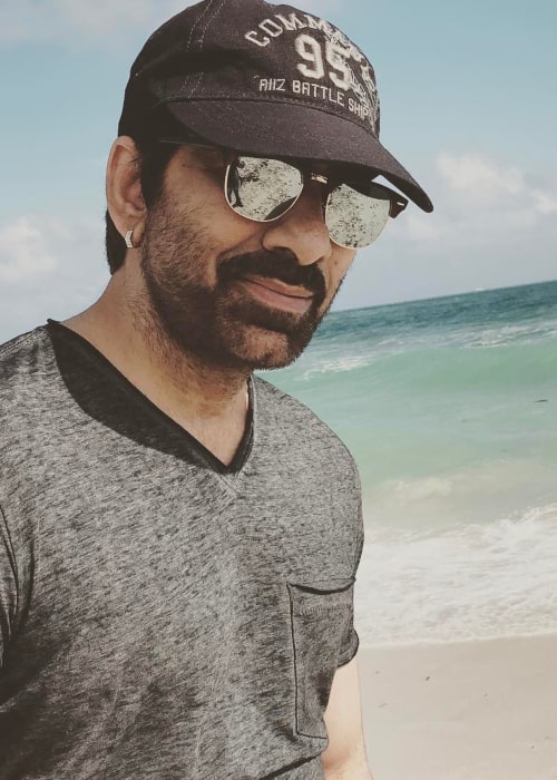 Ravi Teja as seen in an Instagram Post in February 2017