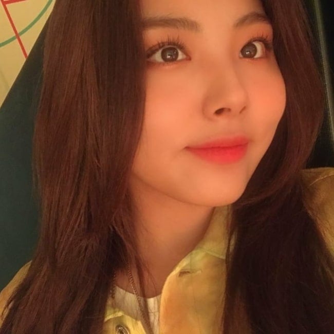 Songhee as seen in a selfie taken in February 2020