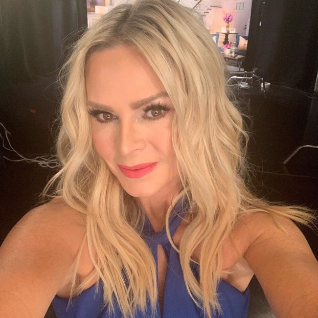 Tamra Judge as seen while taking a selfie in August 2019