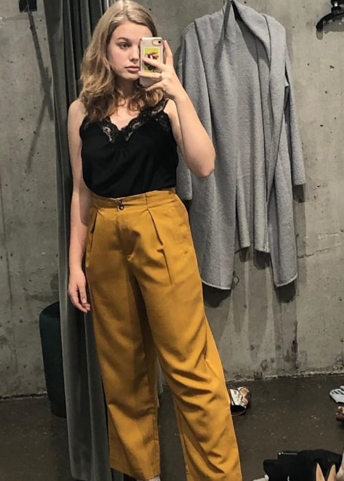 Teagan Croft as seen in a selfie taken in September 2019