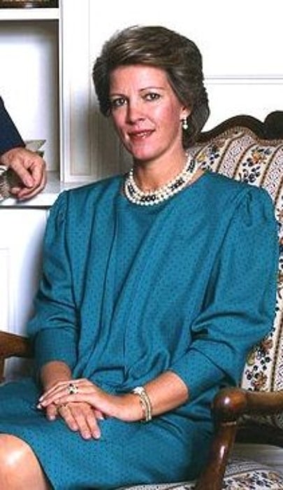 The Former Queen Anne-Marie of Greece in 1987