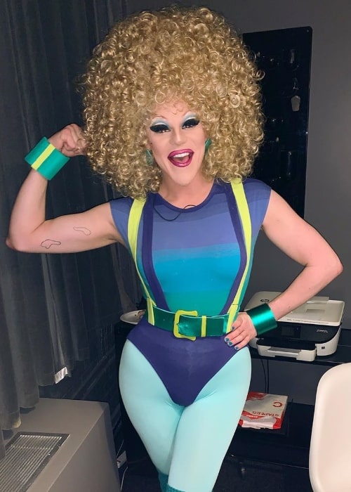 Thorgy Thor as seen while posing for a picture in New York City, New York in March 2020