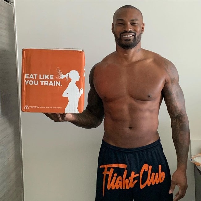 Tyson Beckford visto en abril de 2020