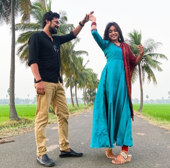 Varun Sandesh having fun dancing with his better half in January 2020