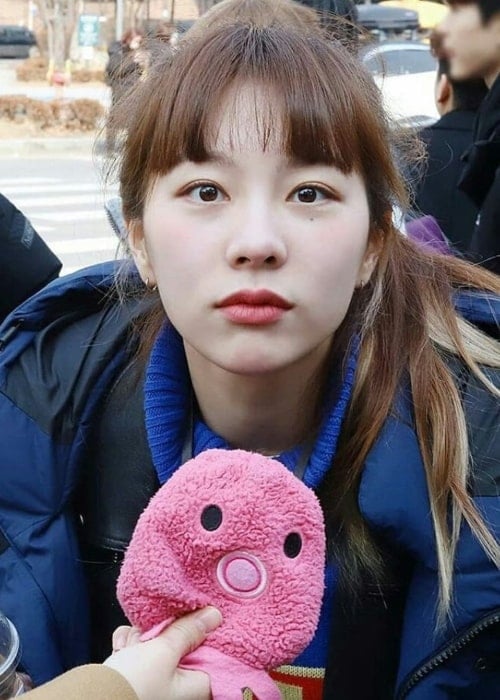 Yiyeon as seen in a picture taken in 2019